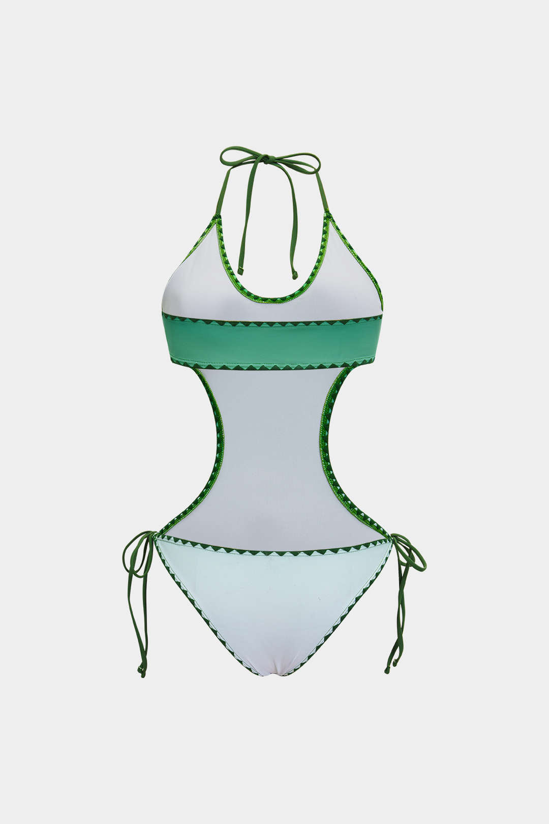 Emerald Horizon One-Piece Swimsuit