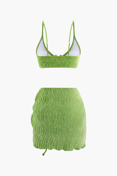 Haute Jardin 3-Piece Bikini Set