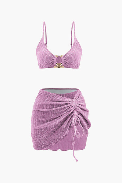 Haute Jardin 3-Piece Bikini Set