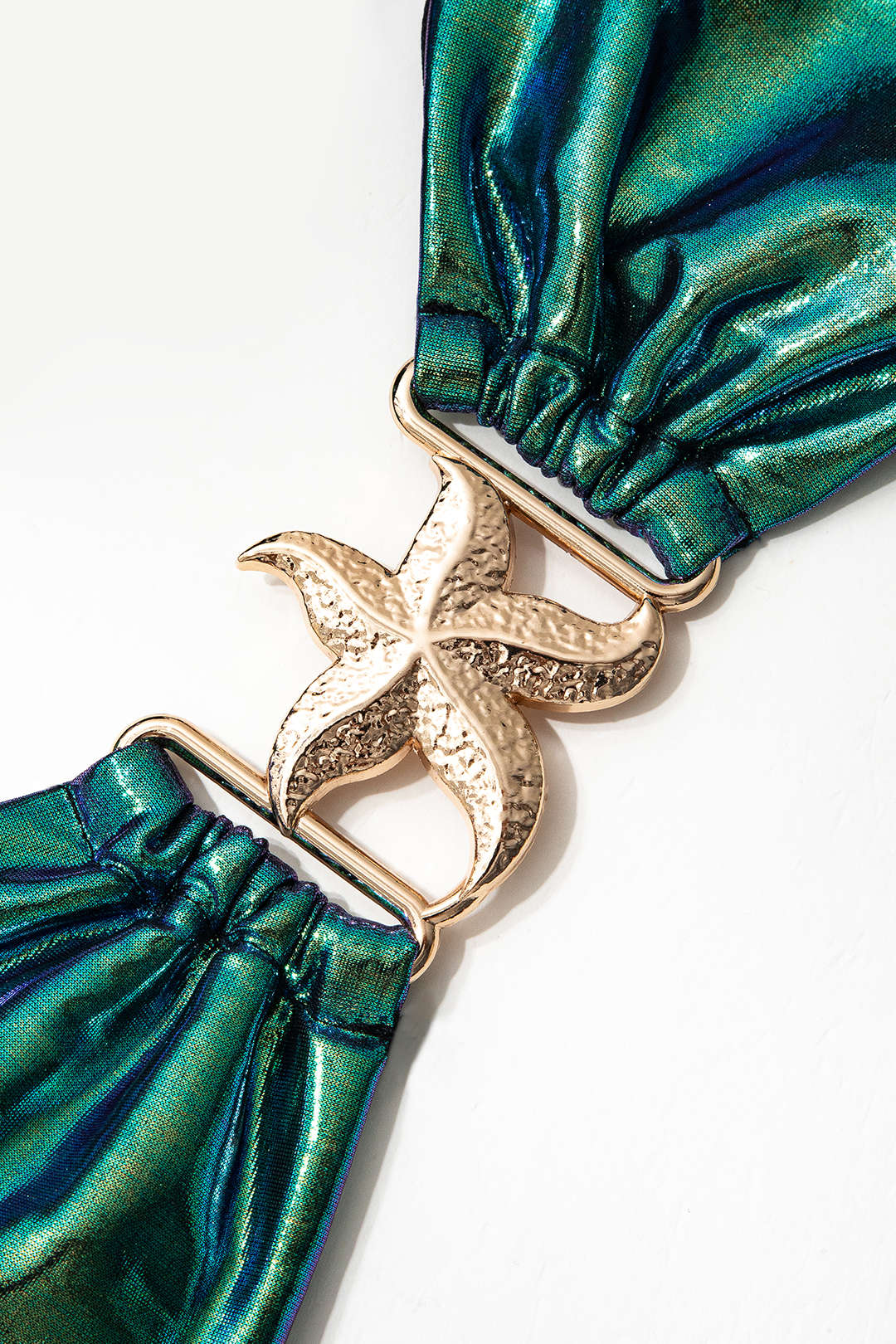 Starfish Clasp Bandeau Bikini Set