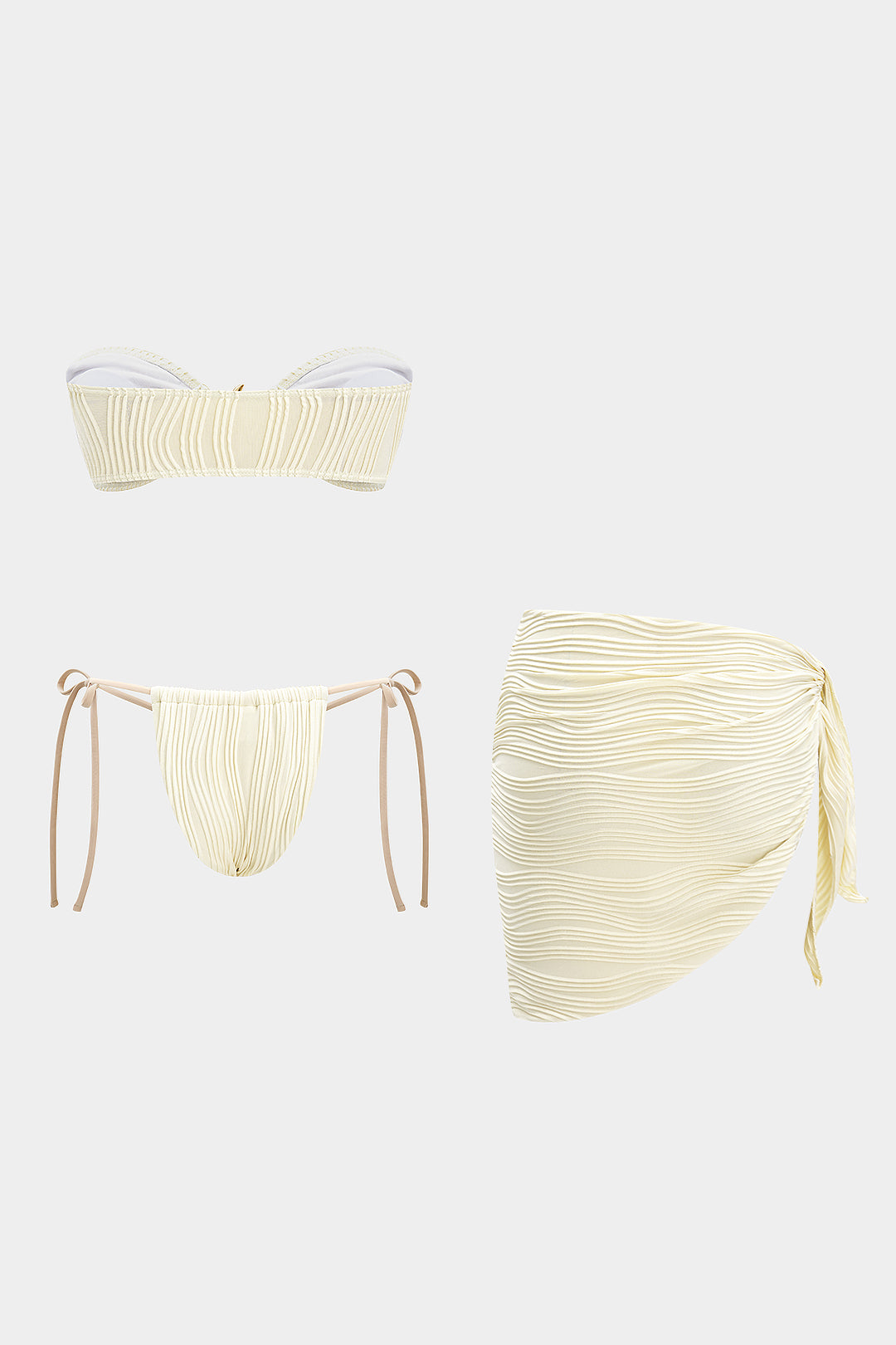 Starfish Medallion Three-Pieces Bikini Set
