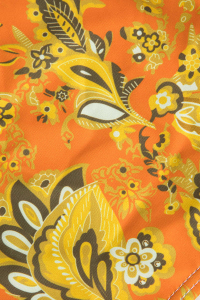 Graphic Paisley Tie-Side Bikini Set