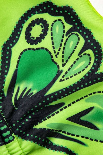 Butterfly Motif Tie-Side Bikini Set