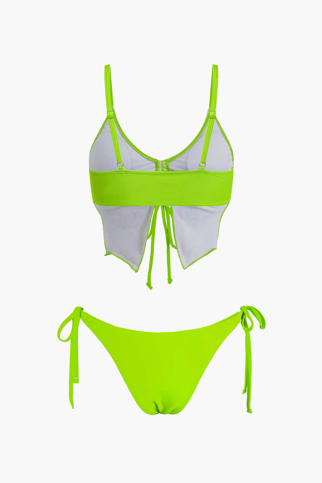 Butterfly Motif Tie-Side Bikini Set