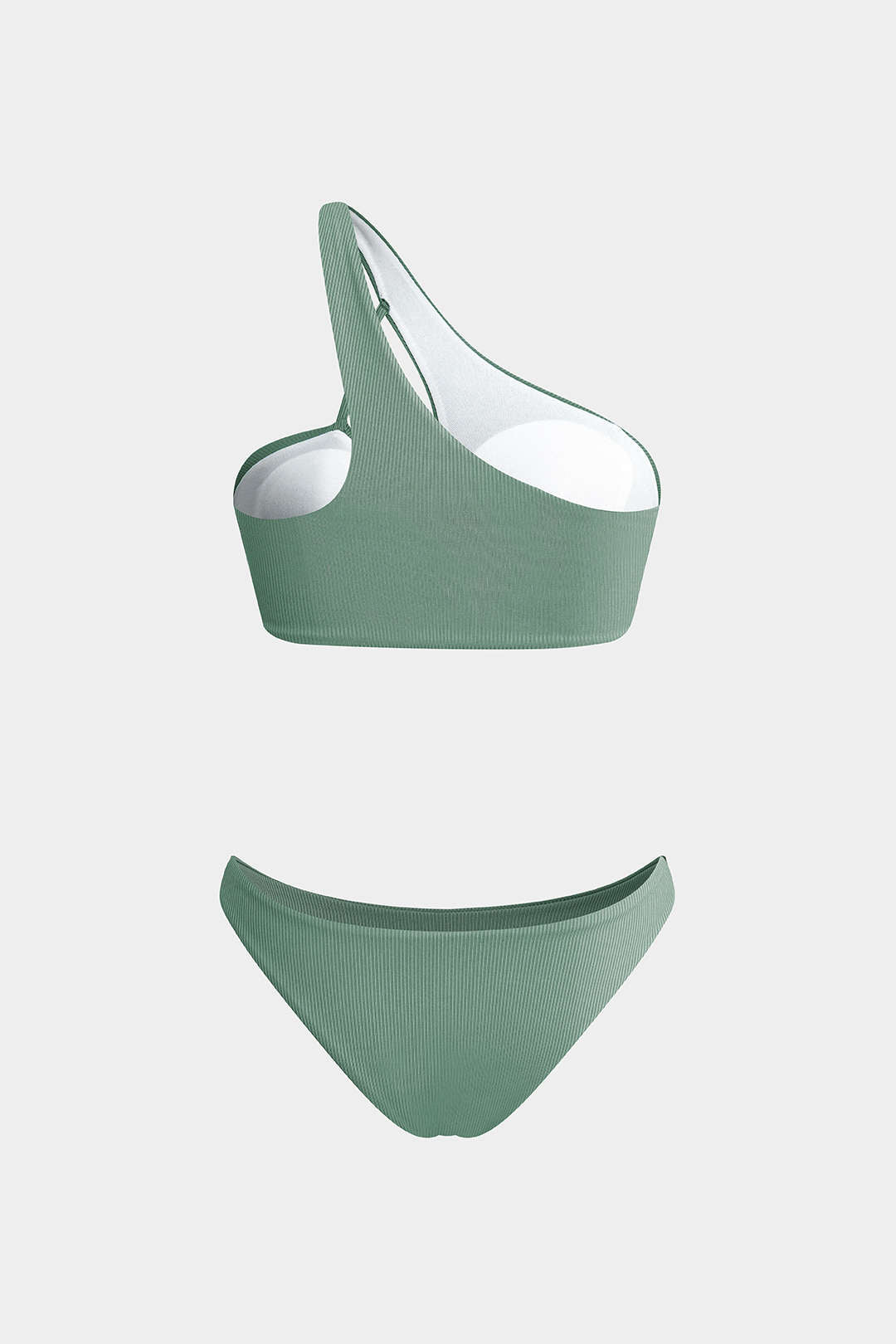 Asymmetric Cut-Out Bikini Set
