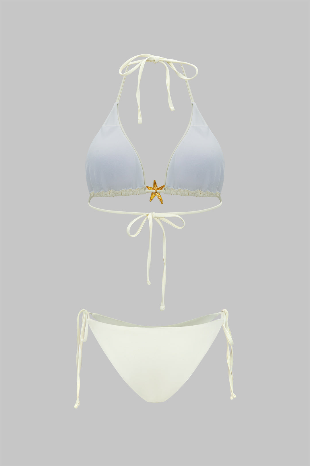 Starfish-Medallion Triangle Bikini Set