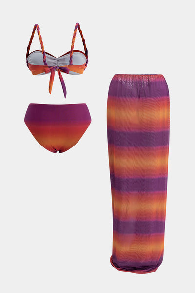 Ombre Braided 3-Piece Set