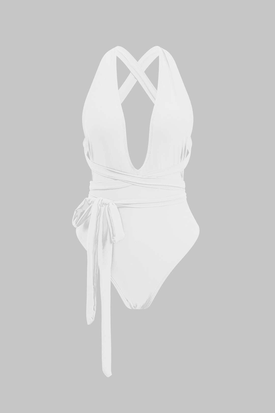 Cross-Wrap Sash One-Piece