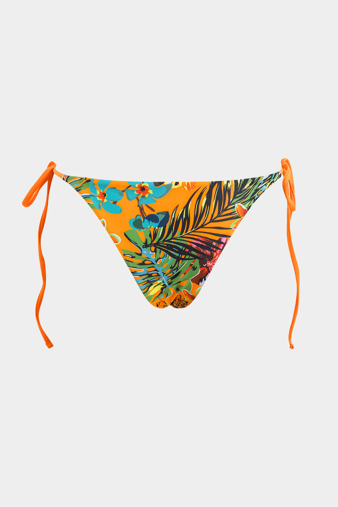 Triangle Bikini and Floral Print Skirt Set