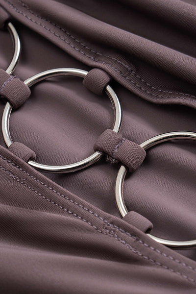 Ring-Chain Bandeau 3-Piece Swim Set
