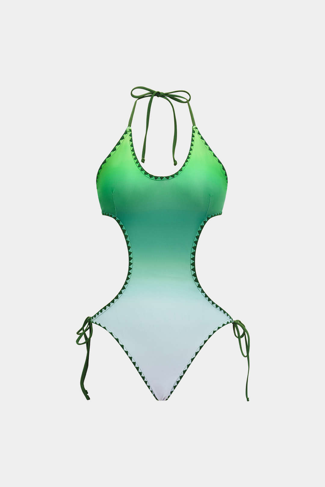 Emerald Horizon One-Piece Swimsuit