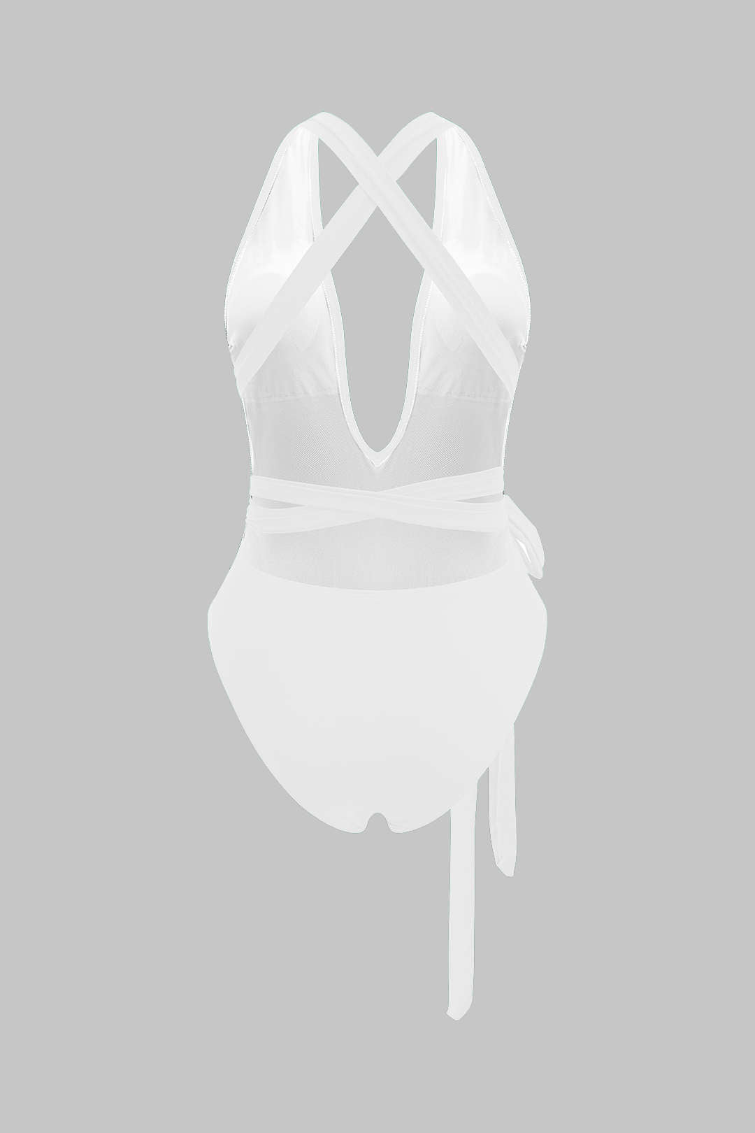 Cross-Wrap Sash One-Piece