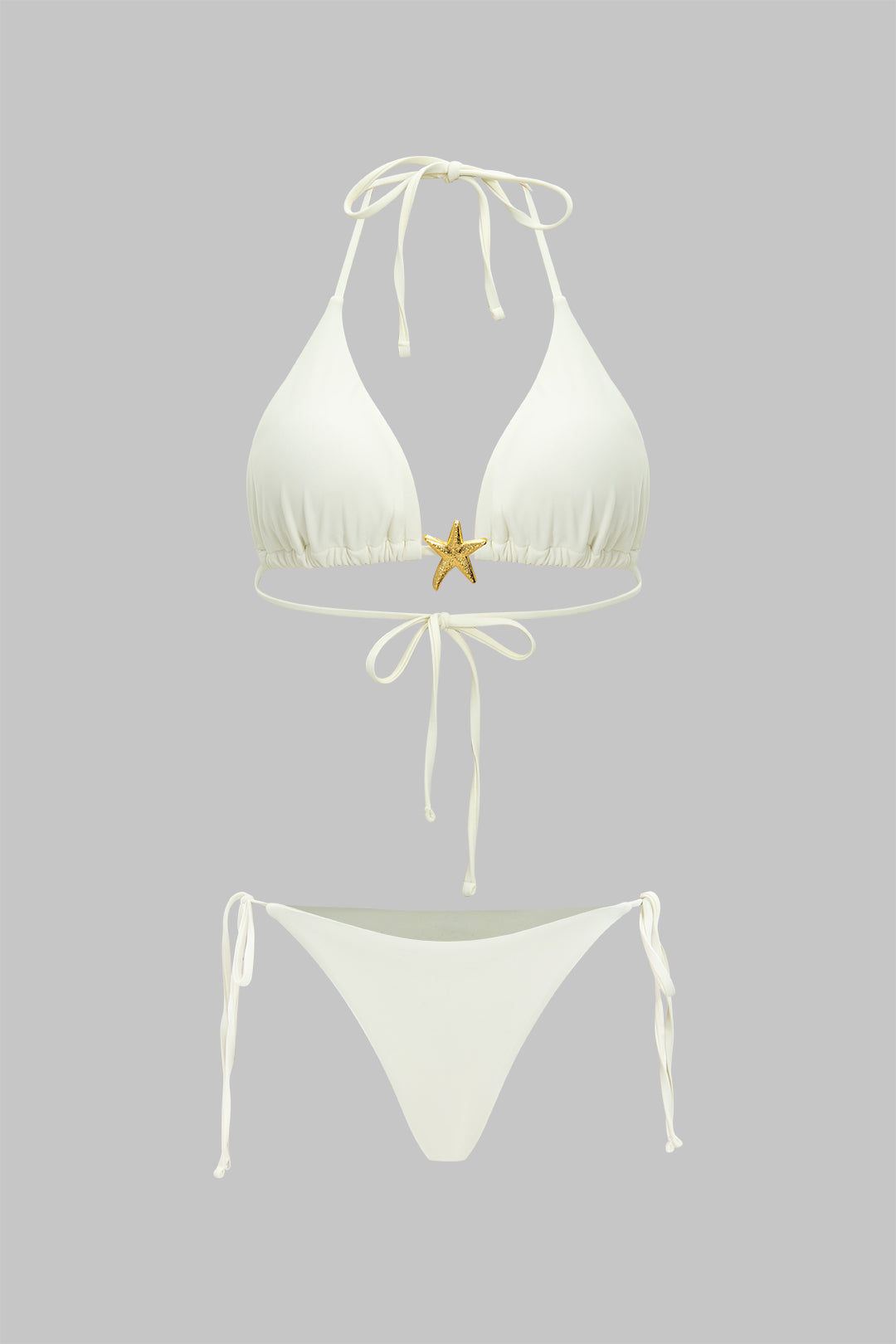 Starfish-Medallion Triangle Bikini Set