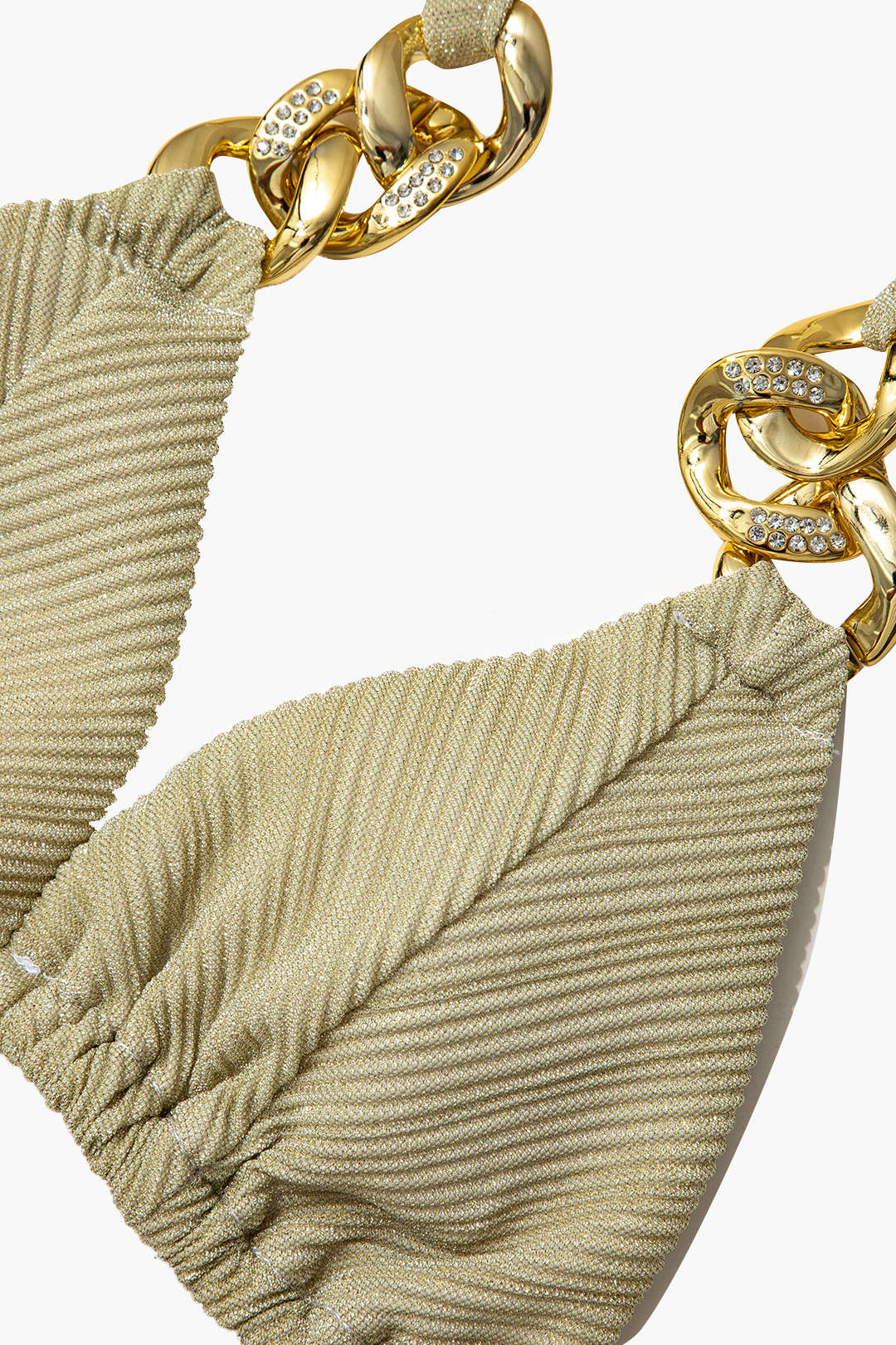 Gilded Link Triangle Bikini Set