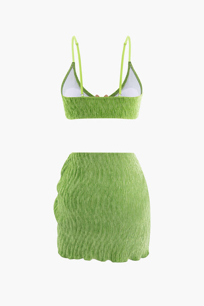 Haute Jardin 3-Piece Bikini Set