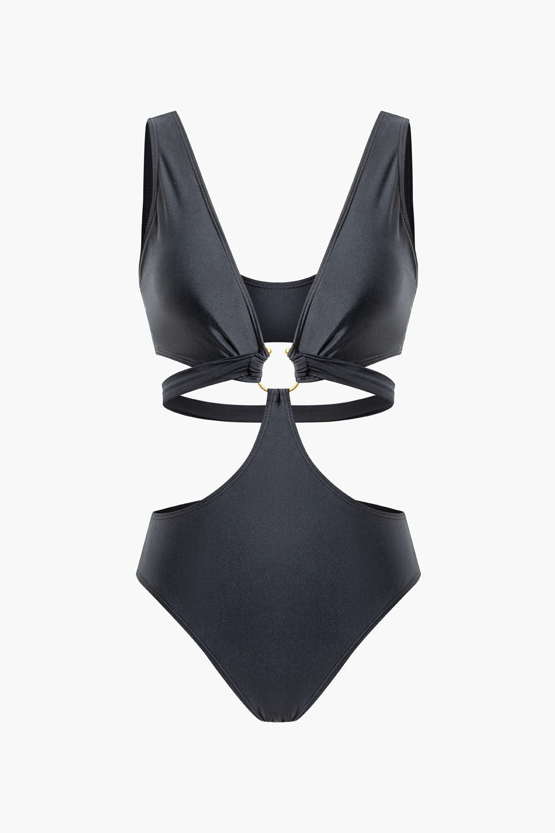 O-Ring Cut-Out One-Piece Swimsuit