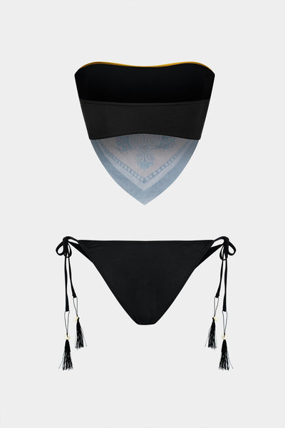 Bandana Tassel Bikini Set