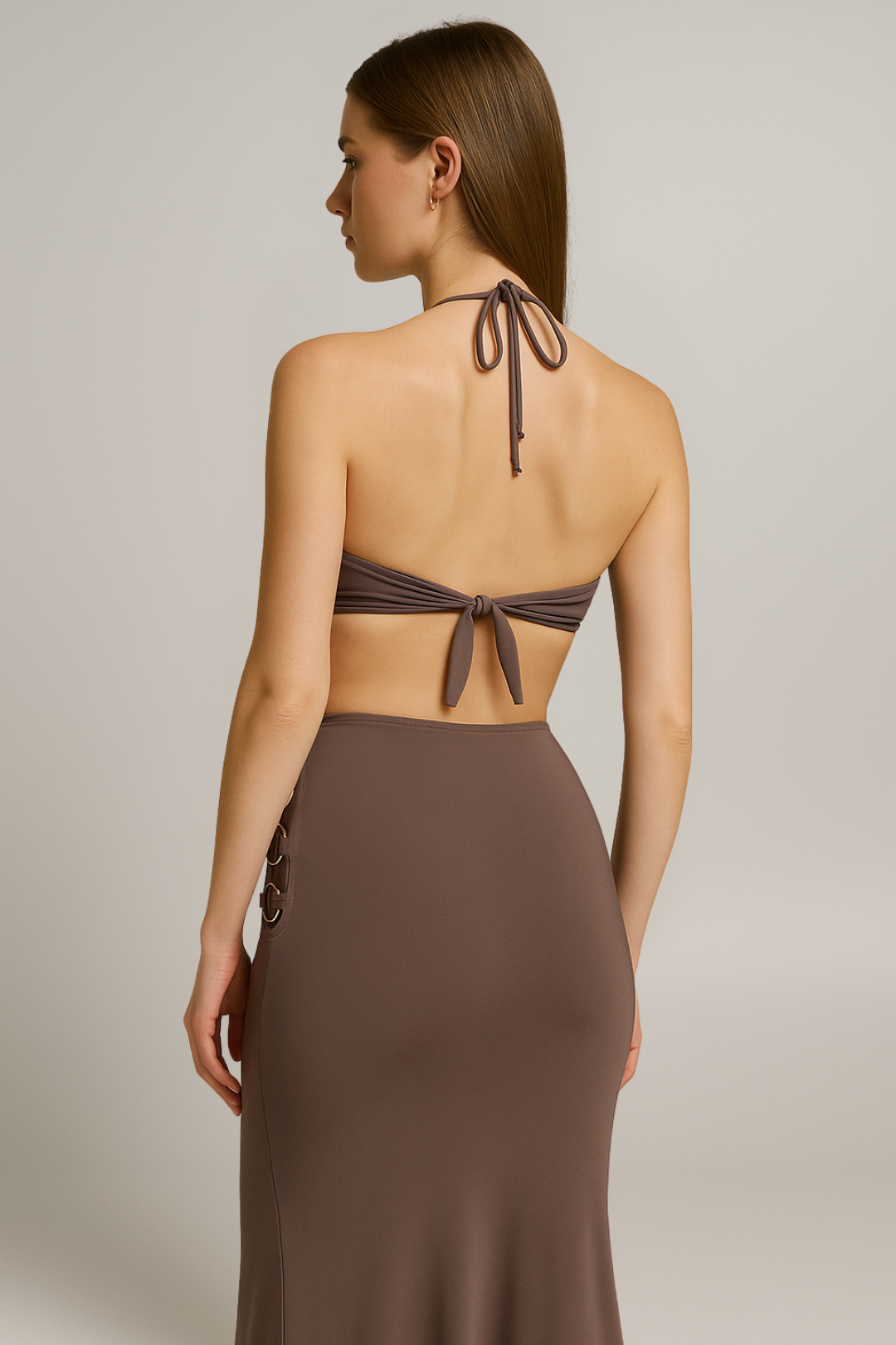 Ring-Chain Bandeau 3-Piece Swim Set