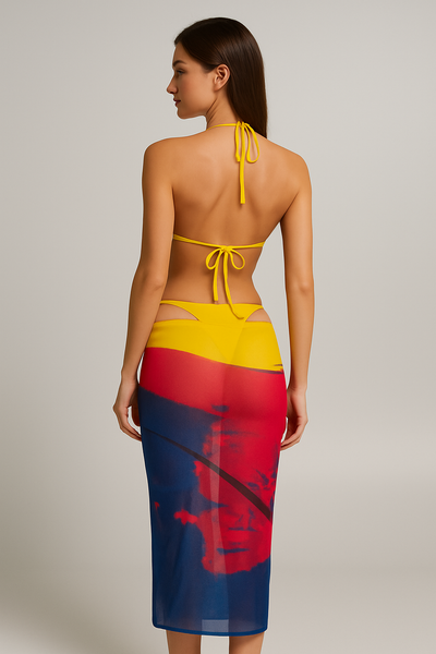 Solar Horizon 3-Piece Bikini Set
