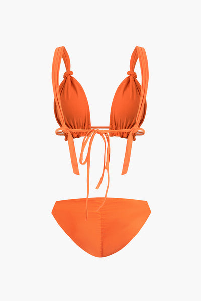 Knotted Triangle Bikini Set