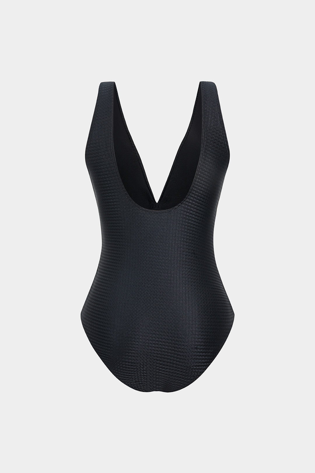 Shell Medallion Plunge Swimsuit