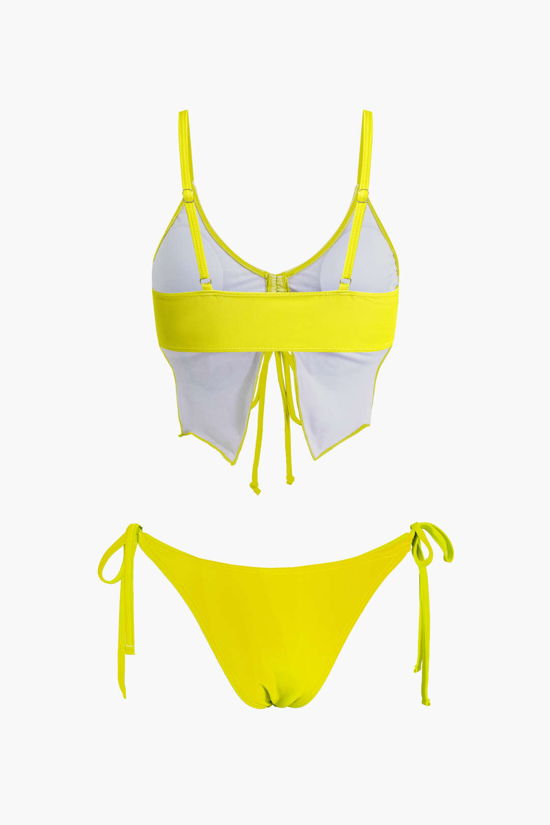 Butterfly Motif Tie-Side Bikini Set