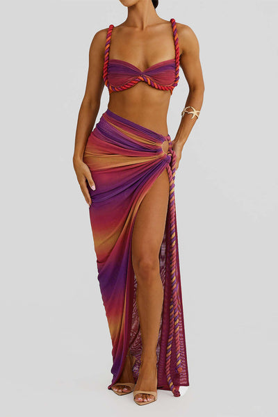 Ombre Braided 3-Piece Set