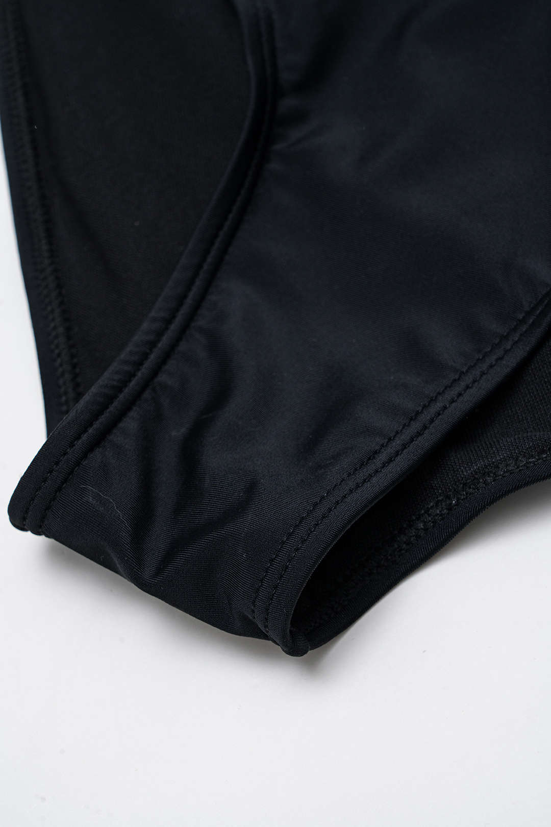 Pearl-Button Bustier One-Piece Swimsuit
