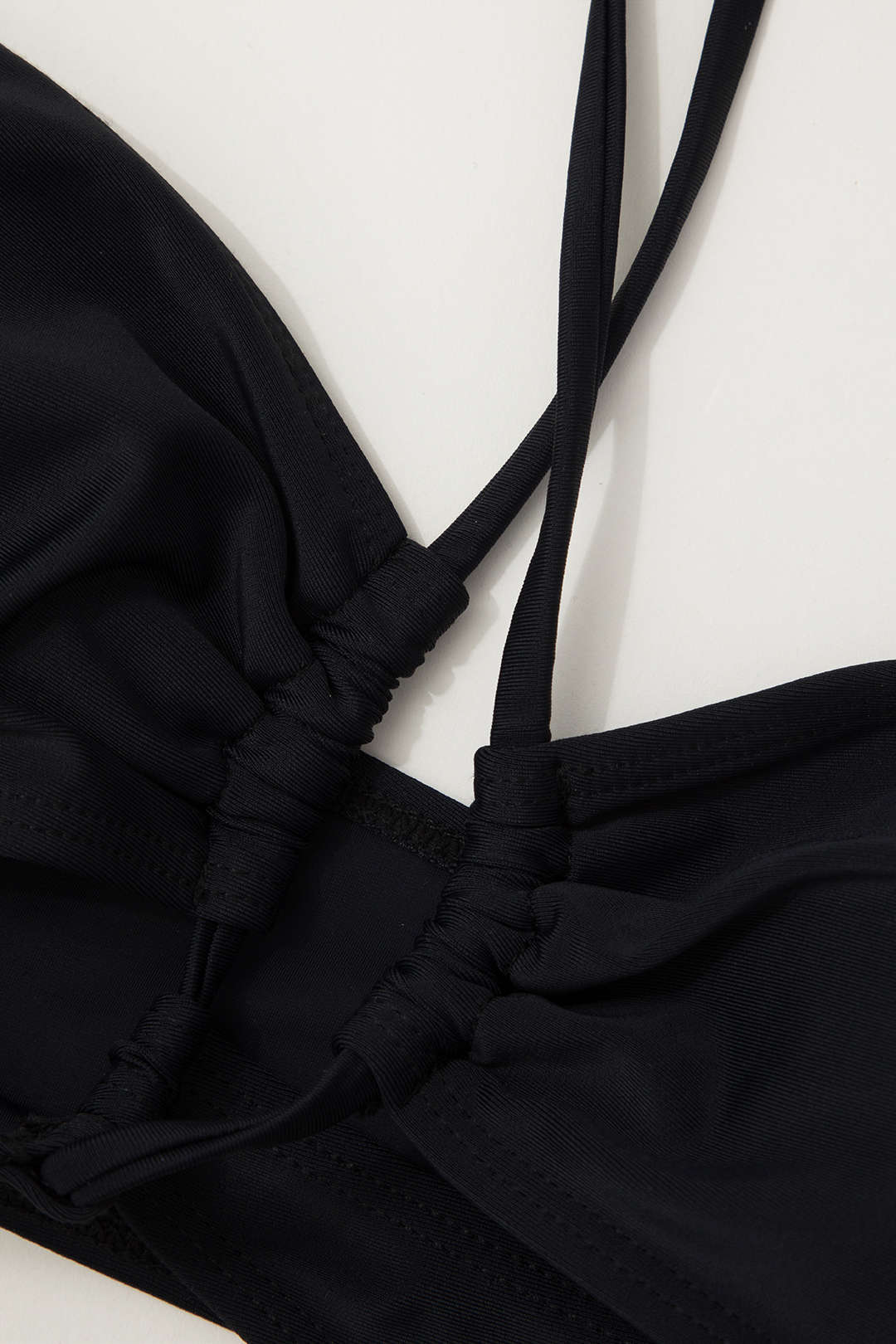 Crisscross Halter Cut-Out One-Piece Swimsuit