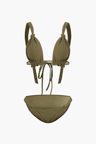 Knotted Triangle Bikini Set