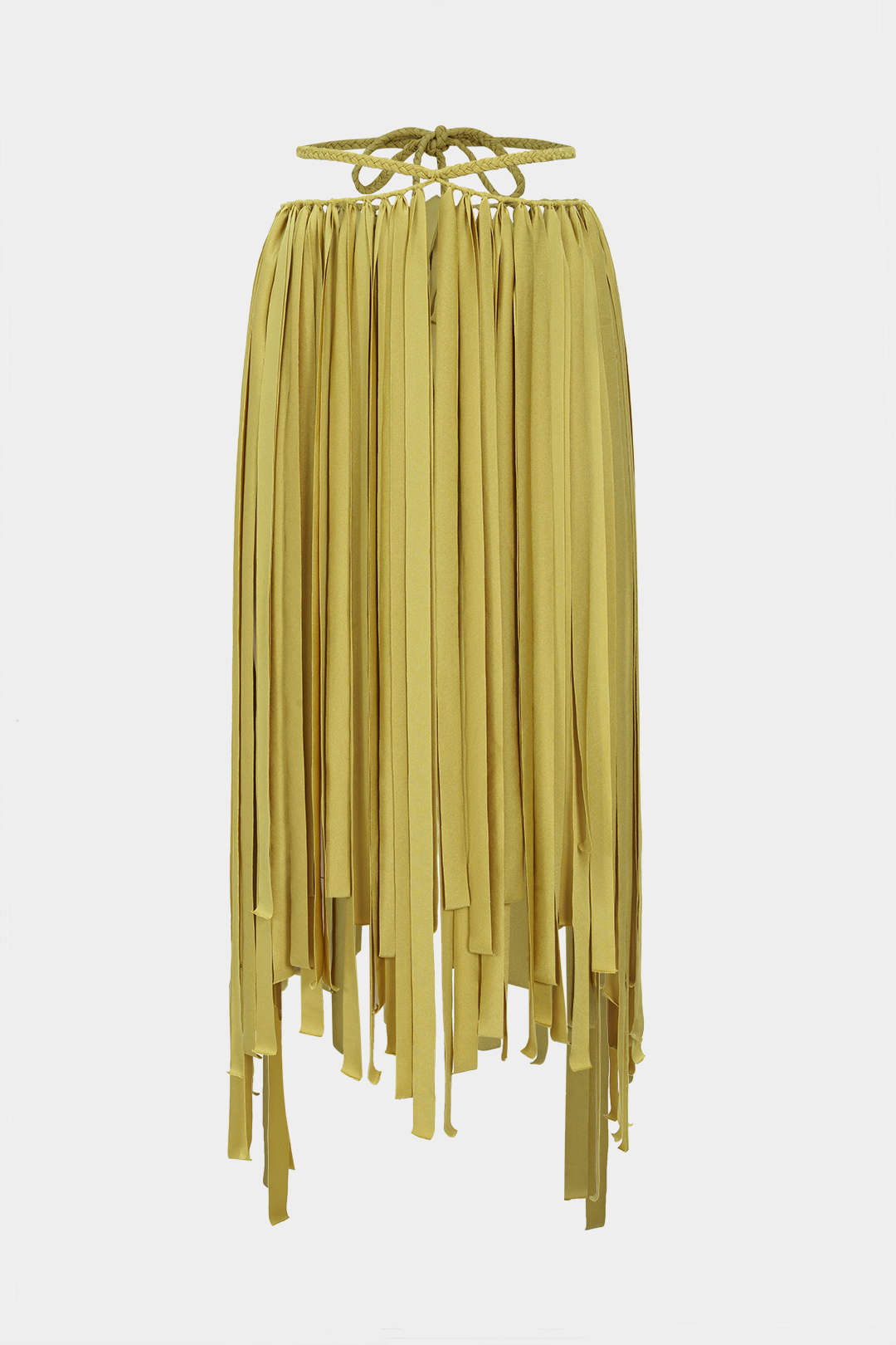 3D Flower Ruched Slip Bikini And Fringe Drawstrings Cover Up Three-Pieces Set