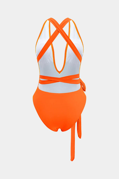 Cross-Wrap Sash One-Piece