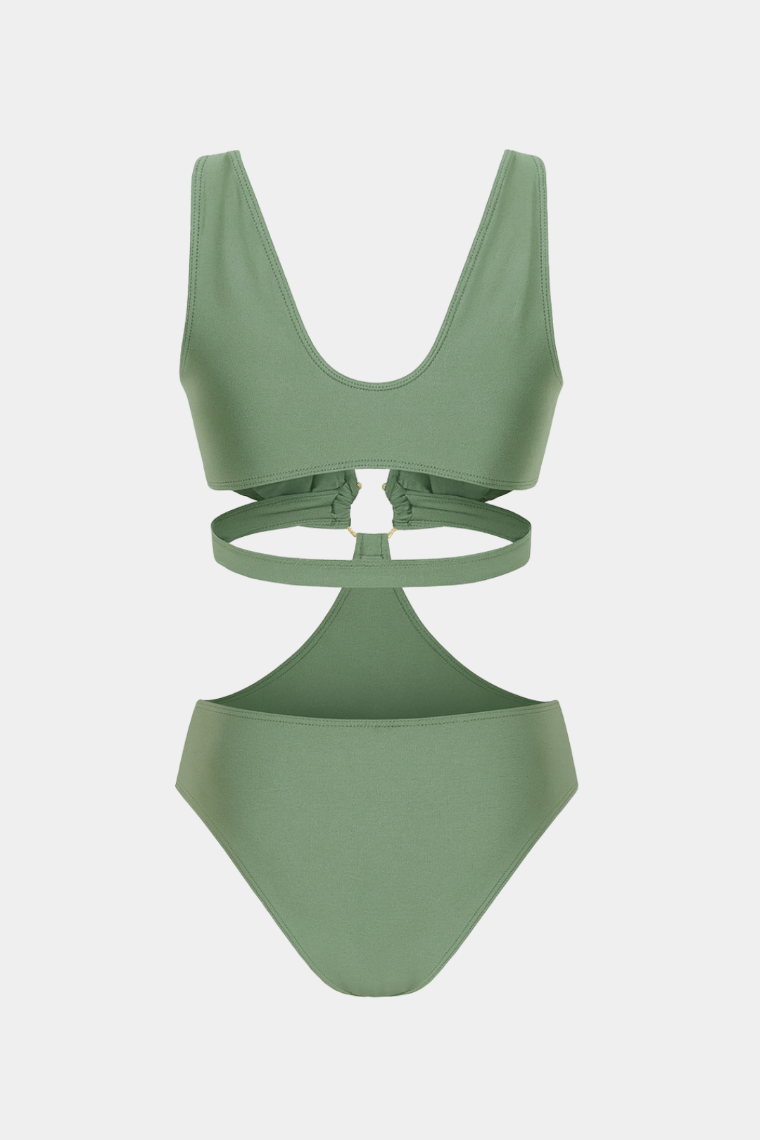 O-Ring Cut-Out One-Piece Swimsuit