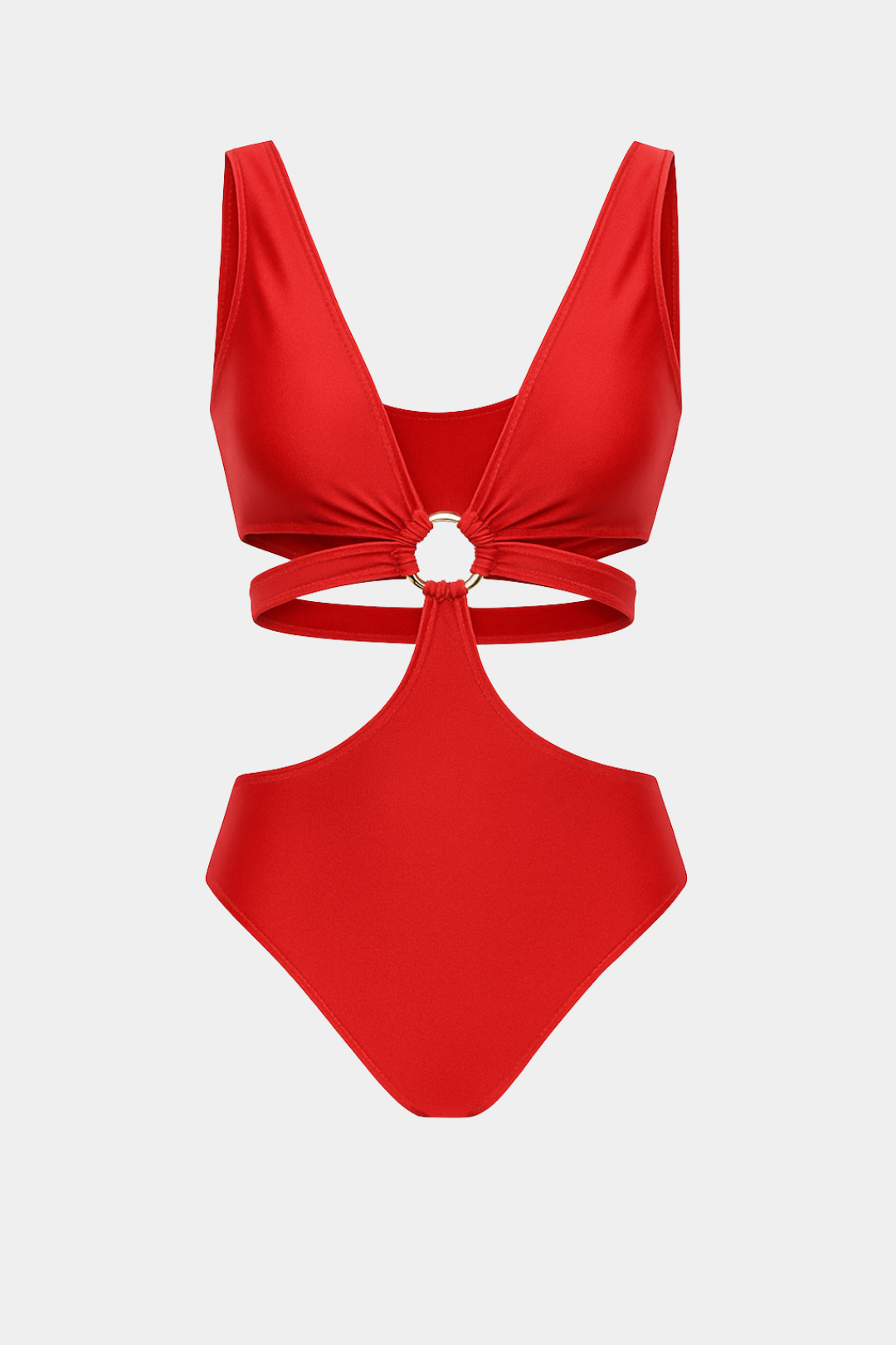 O-Ring Cut-Out One-Piece Swimsuit