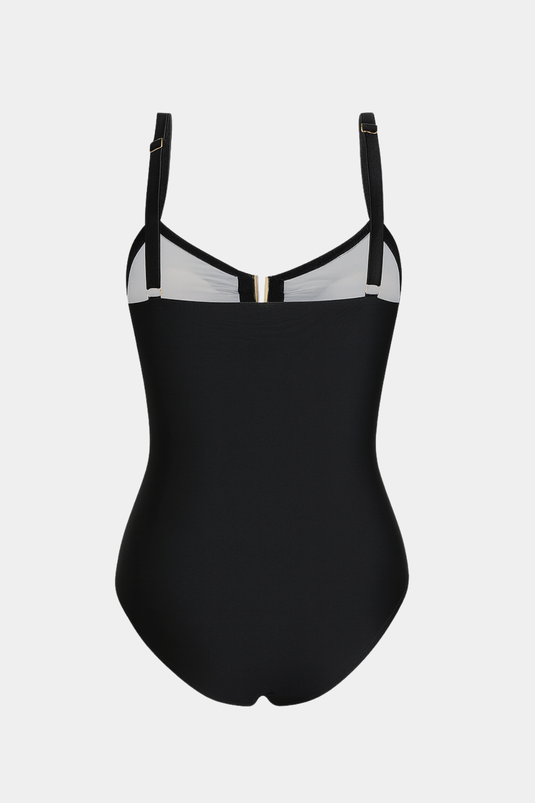 V-Bar Ruched One-Piece Swimsuit